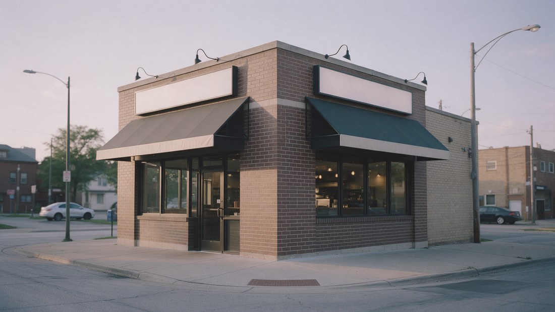A corner building in Milwaukee waiting for its next restaurant